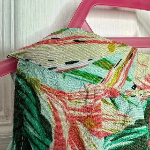 Minkpink Sunshine Coast Floral Print Tie Neck Halter Swing Top Size Small - Picture 14 of 16